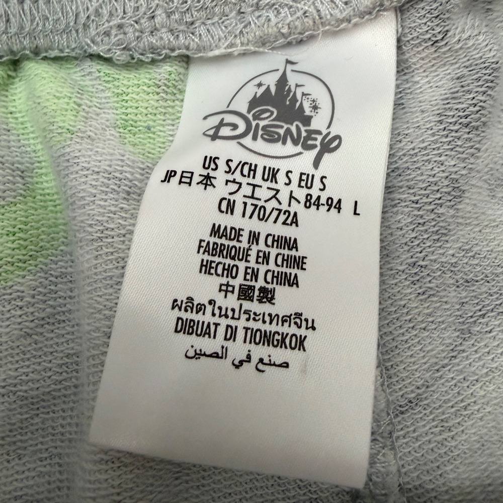 Disney Donald Duck Graffiti Joggers Grey Neon Graphic Sweatpants Womens Small - Picture 2 of 9